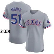 Tyler Mahle Men's Texas Rangers Gray Elite Road Jersey