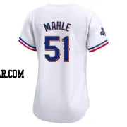 Tyler Mahle Women's Texas Rangers Gold Limited White 2024 Collection Jersey