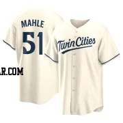 Tyler Mahle Youth Minnesota Twins Cream Replica Alternate Jersey