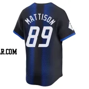 Tyler Mattison Men's Detroit Tigers Blue Limited 2024 City Connect Jersey