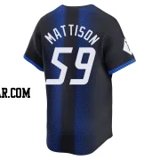 Tyler Mattison Men's Detroit Tigers Blue Limited 2024 City Connect Jersey