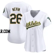 Tyler Nevin Women's Oakland Athletics White Limited Home Jersey