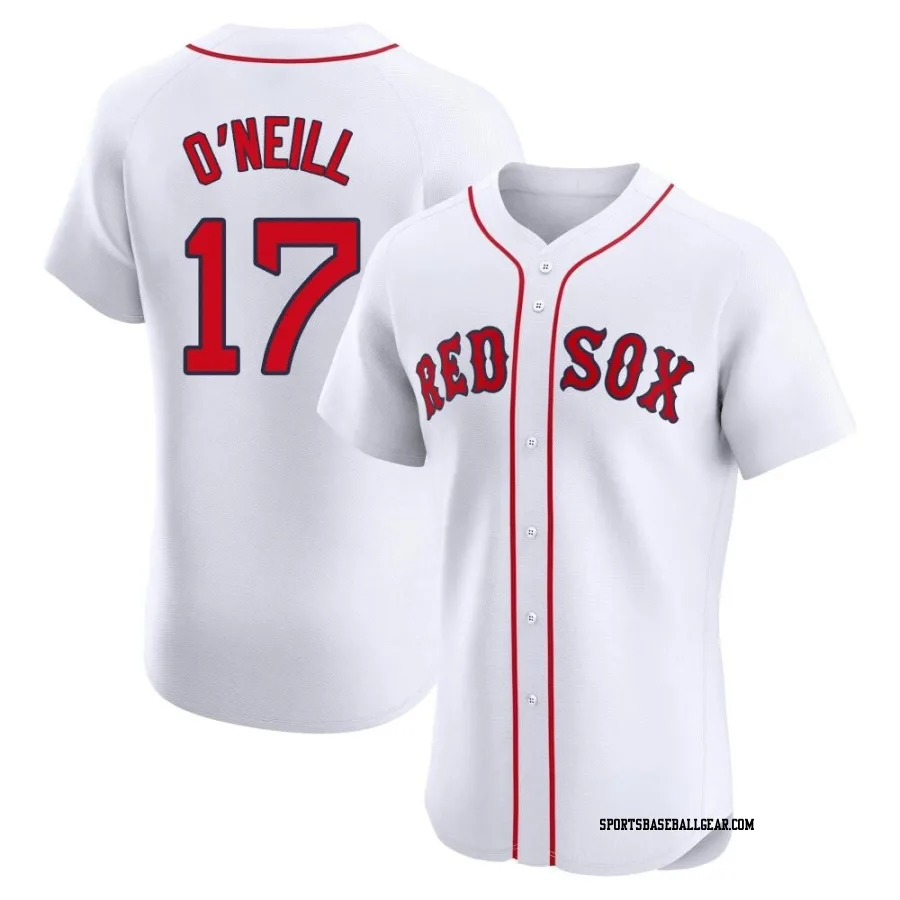 Tyler O'Neill Men's Boston Red Sox White Elite Home Jersey