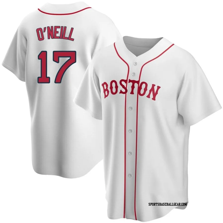 Tyler O'Neill Men's Boston Red Sox White Replica Alternate Jersey