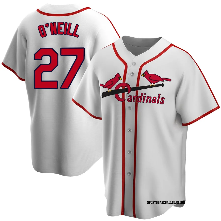 Tyler O'Neill Men's St. Louis Cardinals White Home Cooperstown Collection Jersey