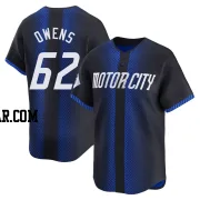 Tyler Owens Men's Detroit Tigers Blue Limited 2024 City Connect Jersey