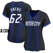 Tyler Owens Women's Detroit Tigers Blue Limited 2024 City Connect Jersey