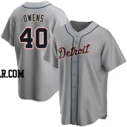 Tyler Owens Youth Detroit Tigers Gray Replica Road Jersey