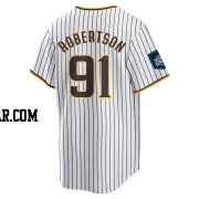 Tyler Robertson Men's San Diego Padres White Replica 2024 World Tour Seoul Series Home Jersey