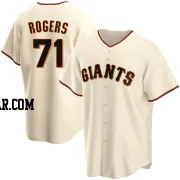 Tyler Rogers Men's San Francisco Giants Cream Replica Home Jersey