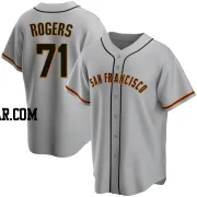 Tyler Rogers Men's San Francisco Giants Gray Replica Road Jersey