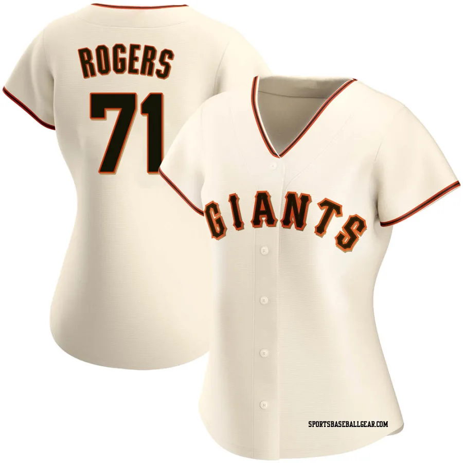 Tyler Rogers Women's San Francisco Giants Cream Authentic Home Jersey