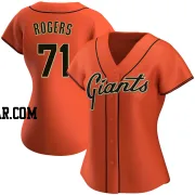 Tyler Rogers Women's San Francisco Giants Orange Authentic Alternate Jersey