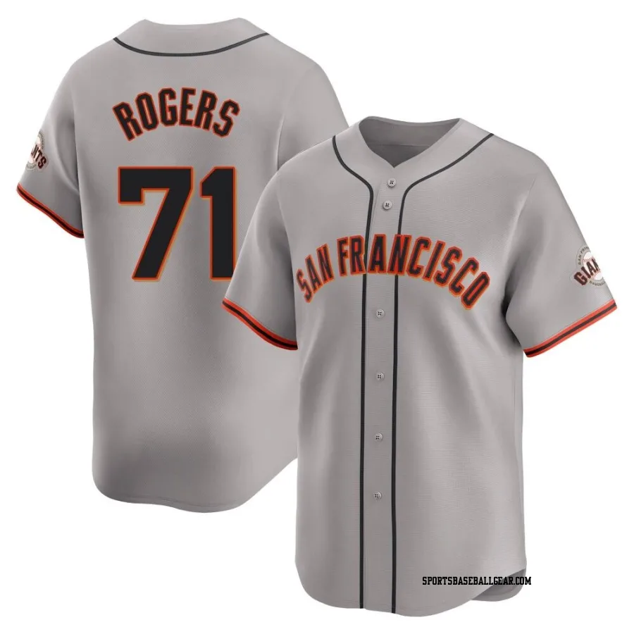 Tyler Rogers Youth San Francisco Giants Gray Limited Away Jersey