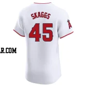 Tyler Skaggs Men's Los Angeles Angels White Elite Home Jersey