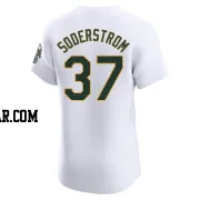 Tyler Soderstrom Men's Oakland Athletics White Elite Home Jersey