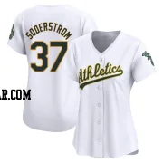 Tyler Soderstrom Women's Oakland Athletics White Limited Home Jersey