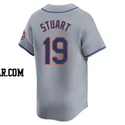 Tyler Stuart Men's New York Mets Gray Limited Away Jersey