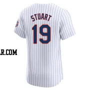 Tyler Stuart Men's New York Mets White Elite Home Jersey