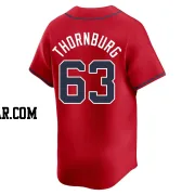 Tyler Thornburg Men's Atlanta Braves Red Limited Alternate Jersey