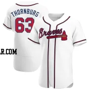 Tyler Thornburg Men's Atlanta Braves White Authentic Home Jersey