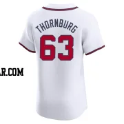 Tyler Thornburg Men's Atlanta Braves White Elite Home Jersey