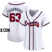 Tyler Thornburg Women's Atlanta Braves White Limited Home Jersey