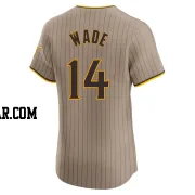 Tyler Wade Men's San Diego Padres Brown Elite Alternate Jersey