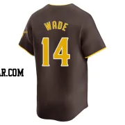 Tyler Wade Men's San Diego Padres Brown Limited Away Jersey