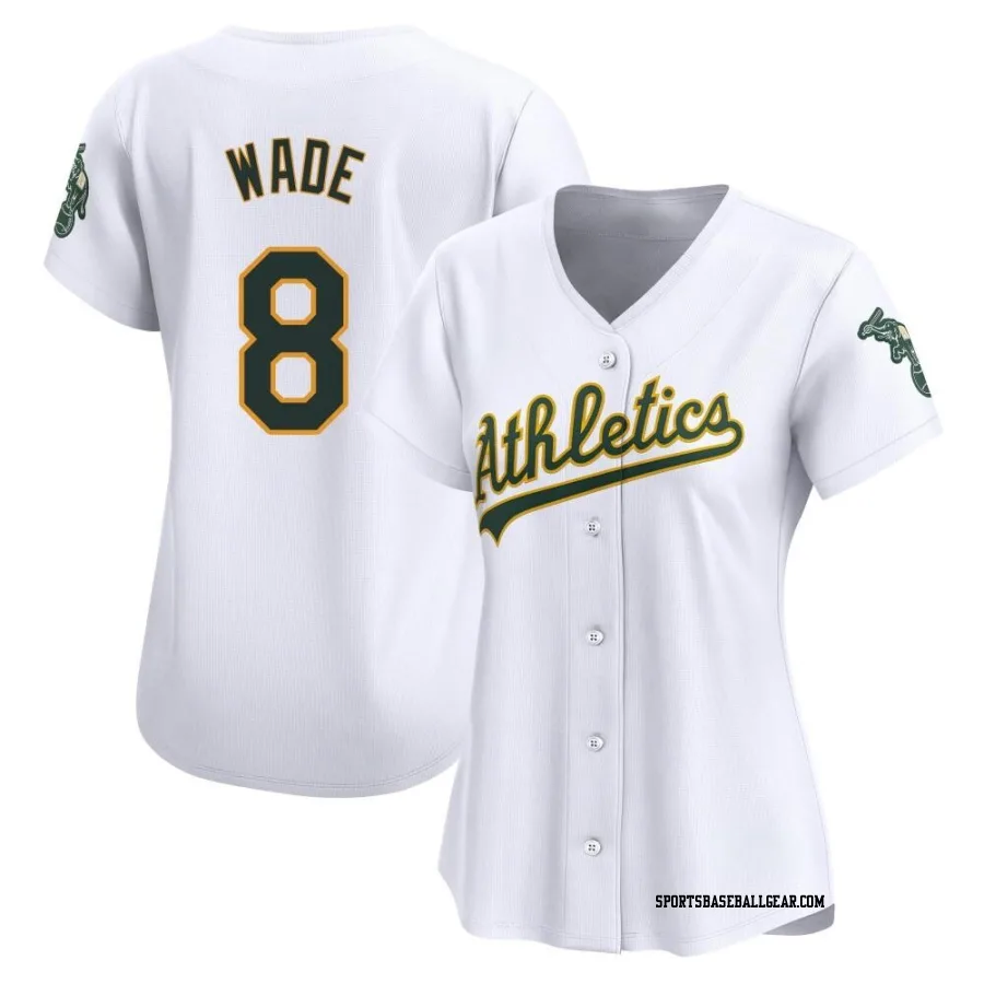 Tyler Wade Women's Oakland Athletics White Limited Home Jersey