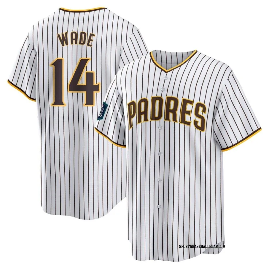 Tyler Wade Youth San Diego Padres White Replica 2024 World Tour Seoul Series Home Jersey