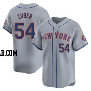 Tyler Zuber Men's New York Mets Gray Limited Away Jersey