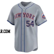 Tyler Zuber Men's New York Mets Gray Limited Away Jersey