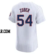 Tyler Zuber Men's New York Mets White Elite Home Jersey