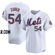 Tyler Zuber Men's New York Mets White Limited Home Jersey