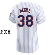 Tylor Megill Men's New York Mets White Elite Home Jersey