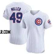 Tyson Miller Men's Chicago Cubs White Elite Home Jersey