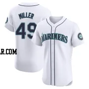 Tyson Miller Men's Seattle Mariners White Elite Home Jersey