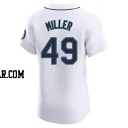 Tyson Miller Men's Seattle Mariners White Elite Home Jersey