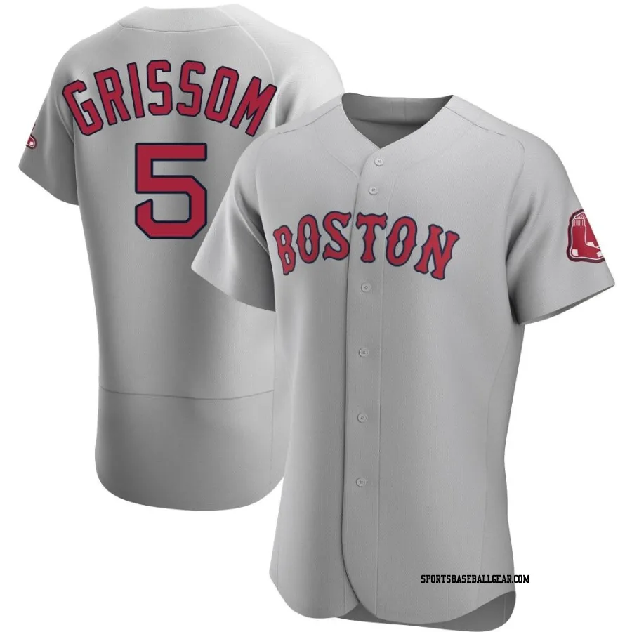 Vaughn Grissom Men's Boston Red Sox Gray Authentic Road Jersey