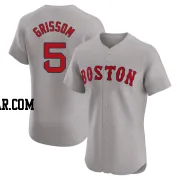 Vaughn Grissom Men's Boston Red Sox Gray Elite Road Jersey