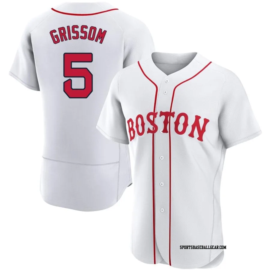 Vaughn Grissom Men's Boston Red Sox White Authentic 2021 Patriots' Day Jersey