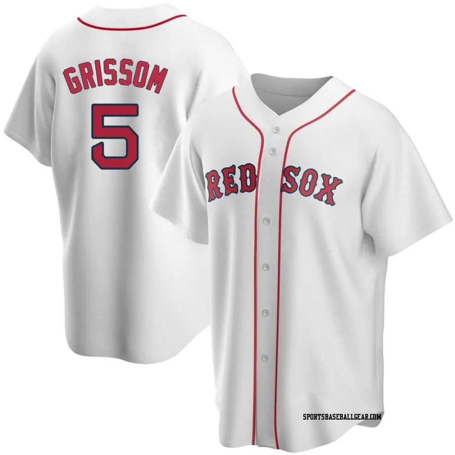 Vaughn Grissom Men's Boston Red Sox White Replica Home Jersey