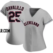 Vic Davalillo Women's Cleveland Guardians Gray Authentic Road Jersey