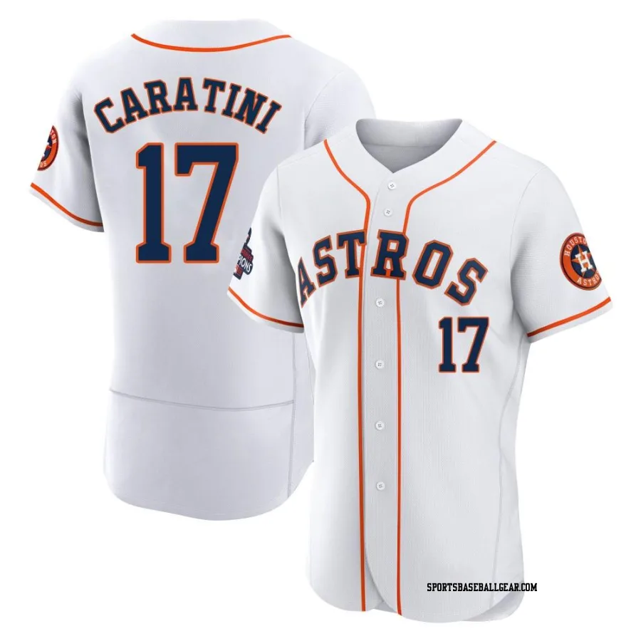 Victor Caratini Men's Houston Astros White Authentic 2022 World Series Champions Home Jersey