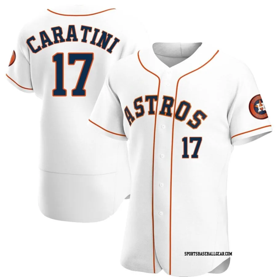 Victor Caratini Men's Houston Astros White Authentic Home Jersey