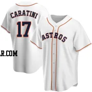 Victor Caratini Men's Houston Astros White Replica Home Jersey