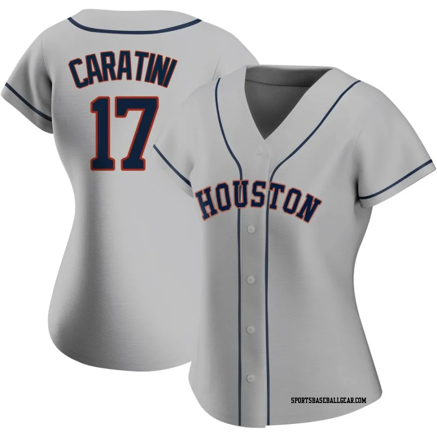 Victor Caratini Women's Houston Astros Gray Authentic Road 2020 Jersey