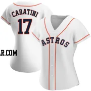 Victor Caratini Women's Houston Astros White Authentic Home Jersey