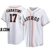 Victor Caratini Youth Houston Astros White Replica 2022 World Series Home Jersey